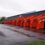 Screeners: Ultra and Mini ScreenKing inventory at the main production facility in Digby, Nova Scotia, Canada